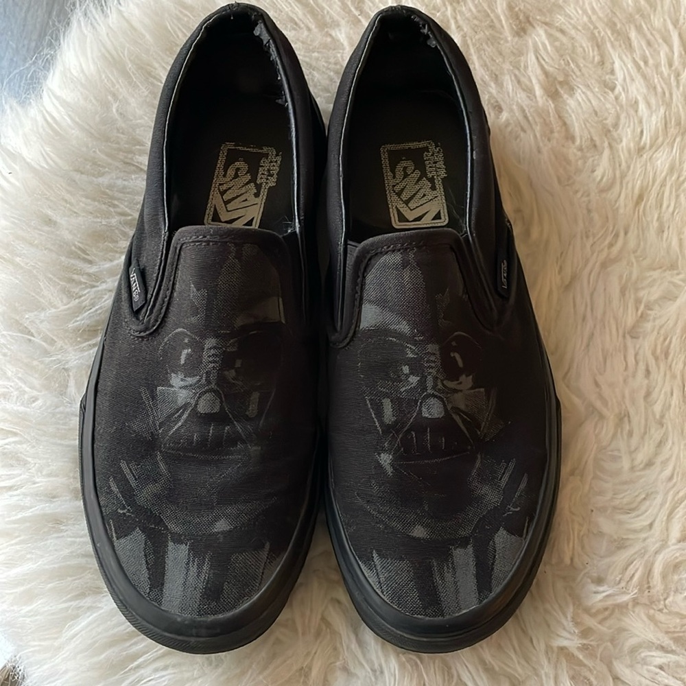Women’s Vans Darth Vader classic slip ons